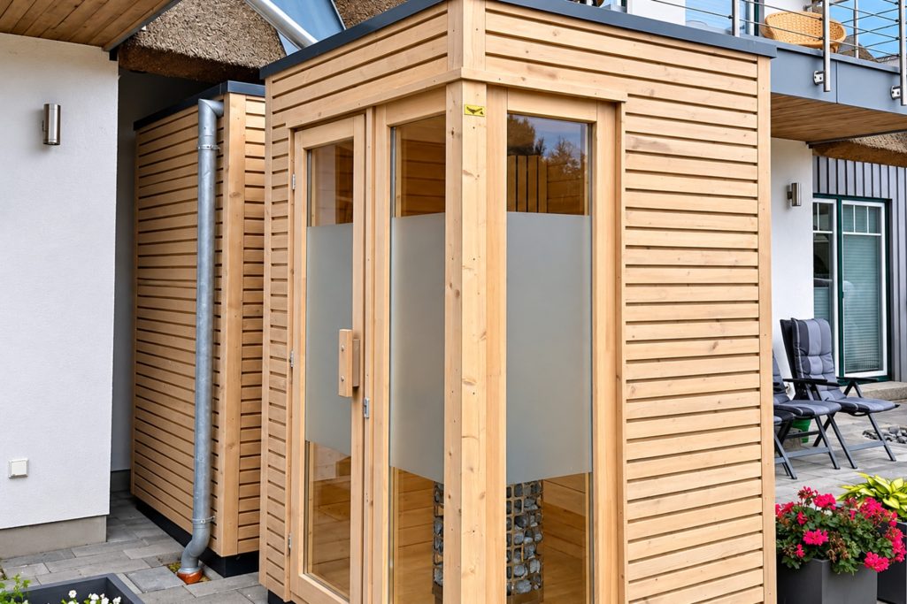 Sauna Ferienhaus Käpt´n Jan Glowe Rügen